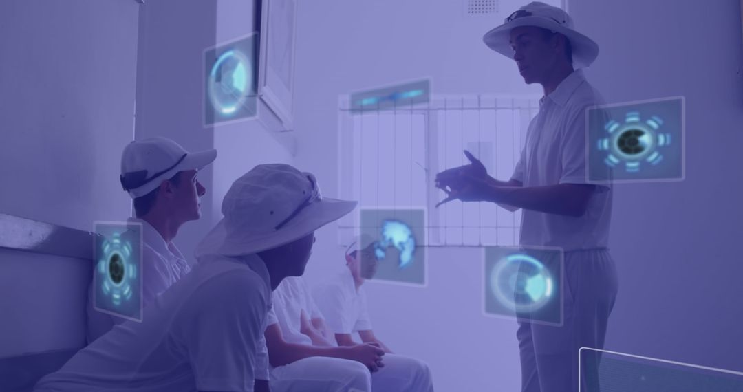 Digital Interface Over Young Adults Discussing Technology