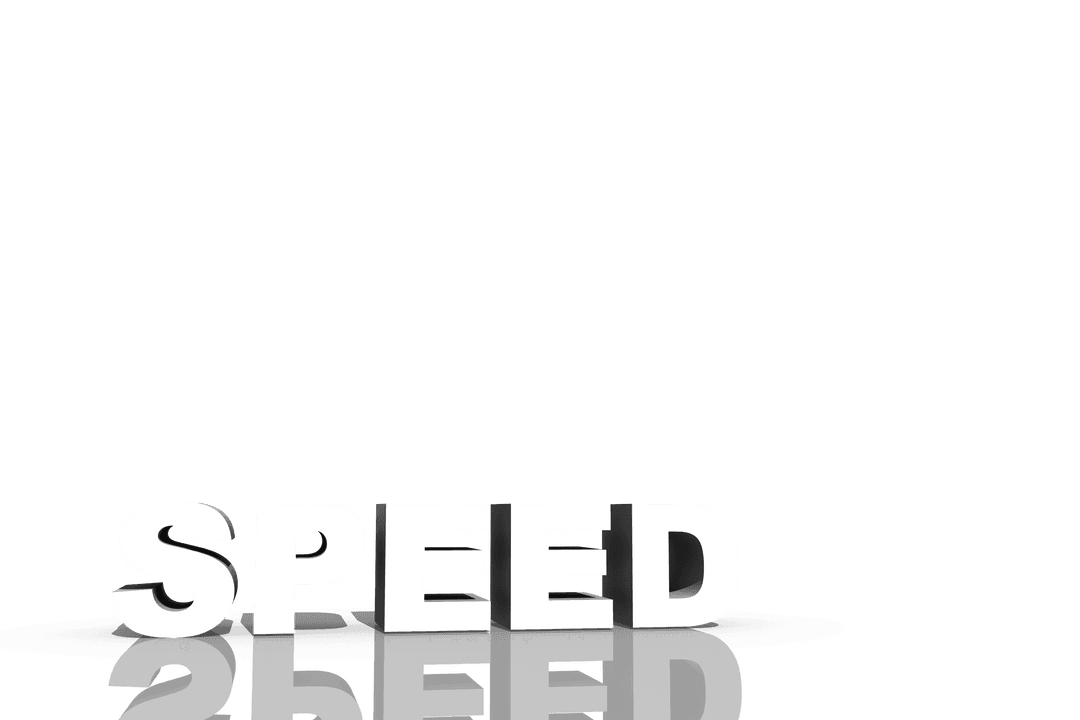 Bold SPEED Text on Transparent Background with Space - Download Free Stock Images Pikwizard.com