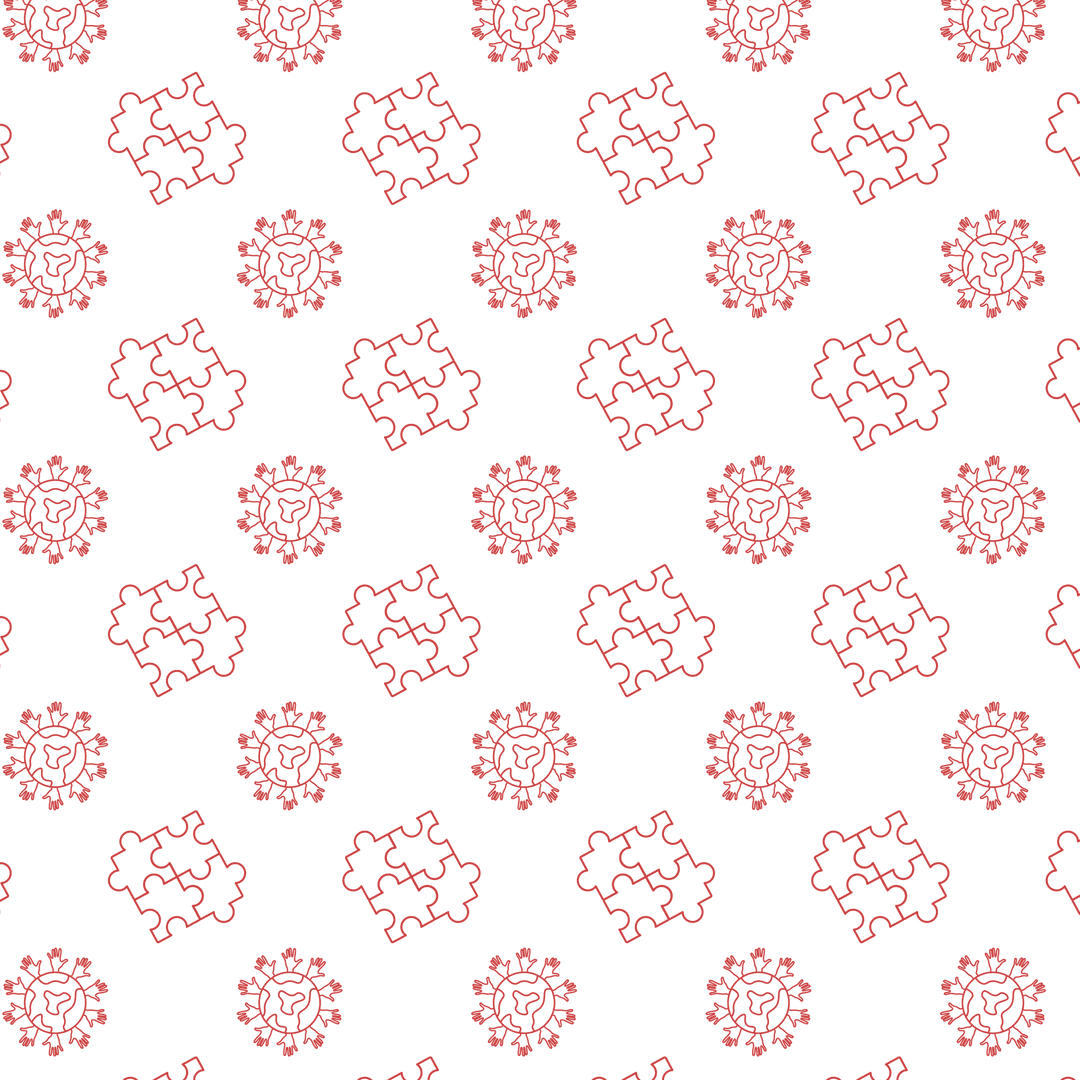 red puzzle element pattern on transparent background - Download Free Stock Images Pikwizard.com