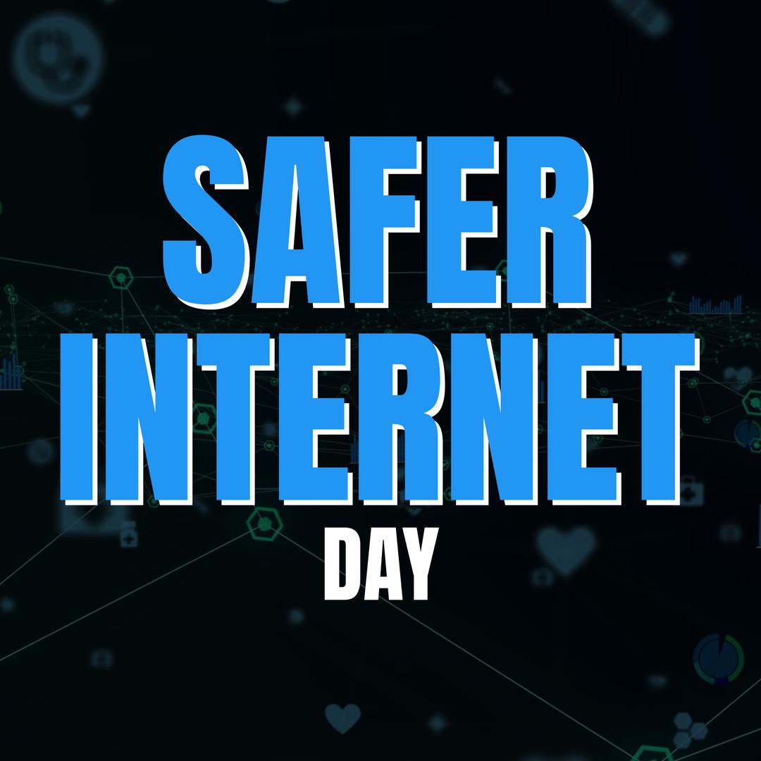 Safer Internet Day Digital Poster with Bold Text - Download Free ...