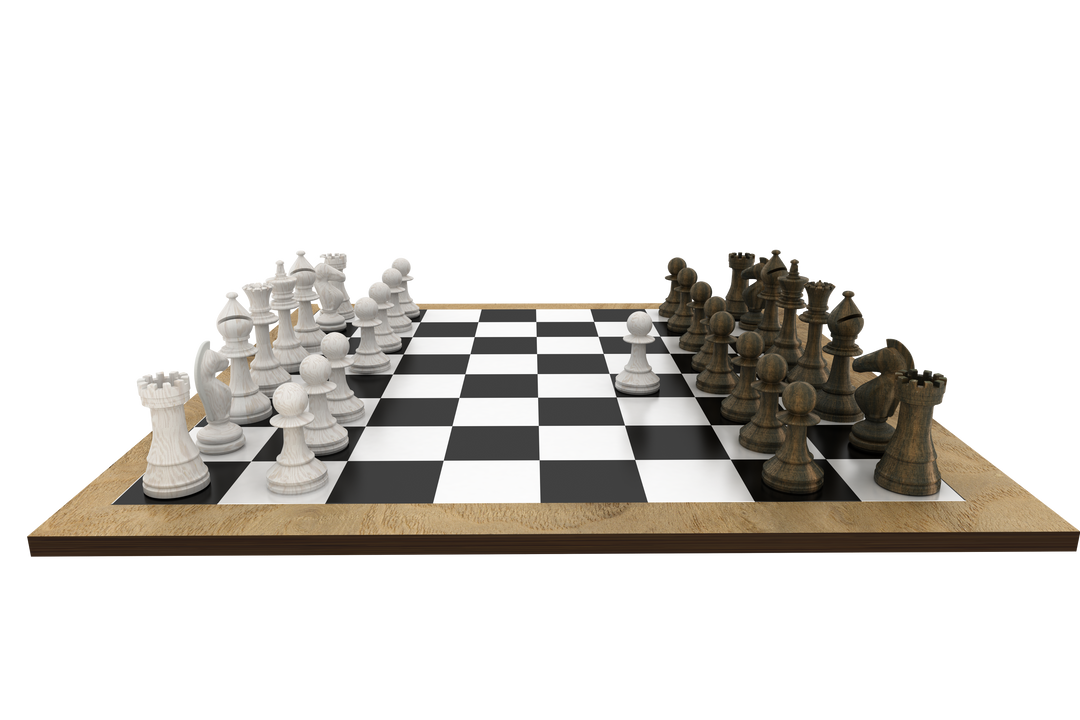 Transparent Chess Pieces Facing Off on Checkered Board - Download Free Stock Images Pikwizard.com