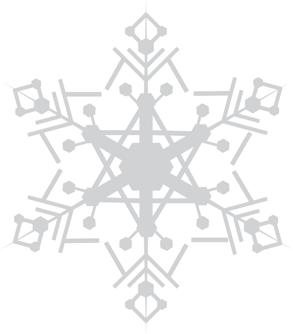 Detailed Gray Snowflake Isolated on Transparent Background - Download Free Stock Images Pikwizard.com