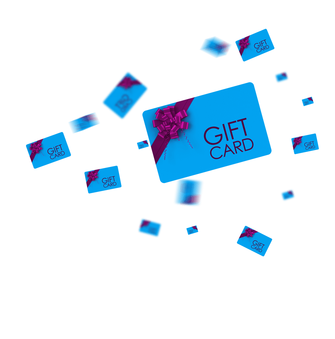 Digital Gift Card Illustration on Transparent Background