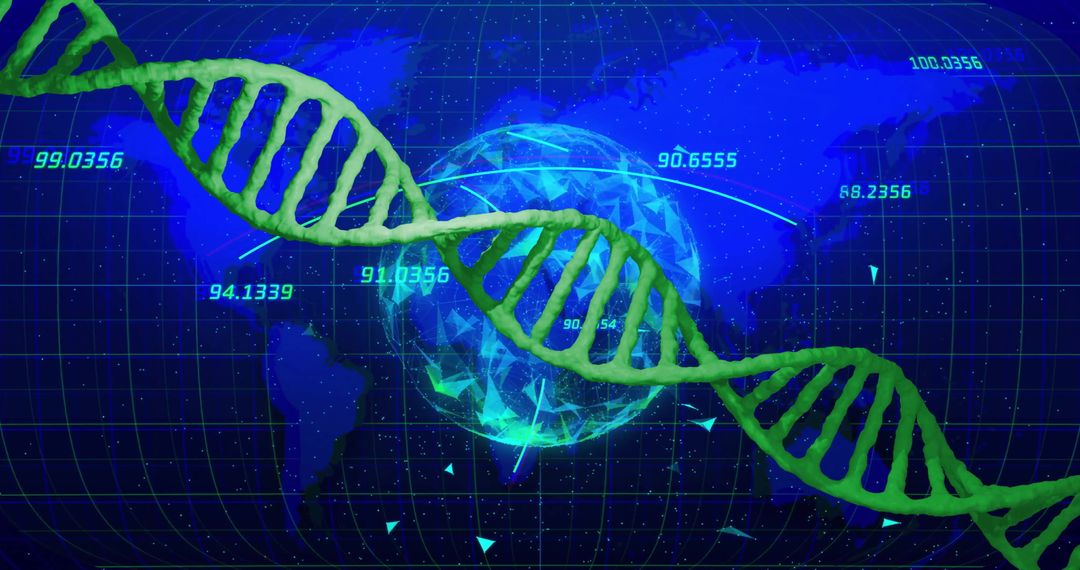 Digital Representation of DNA Strand and Global Data Network