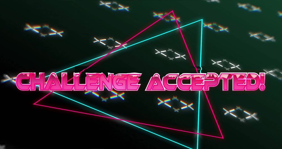 Futuristic Neon Text with Cyberpunk Aesthetic