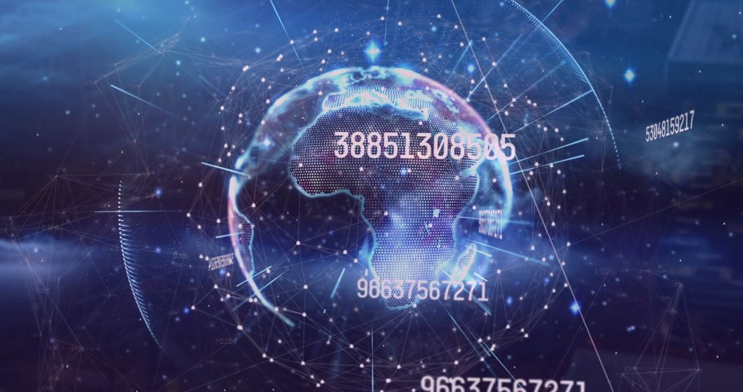 Futuristic Global Data Networks and Planet Connection