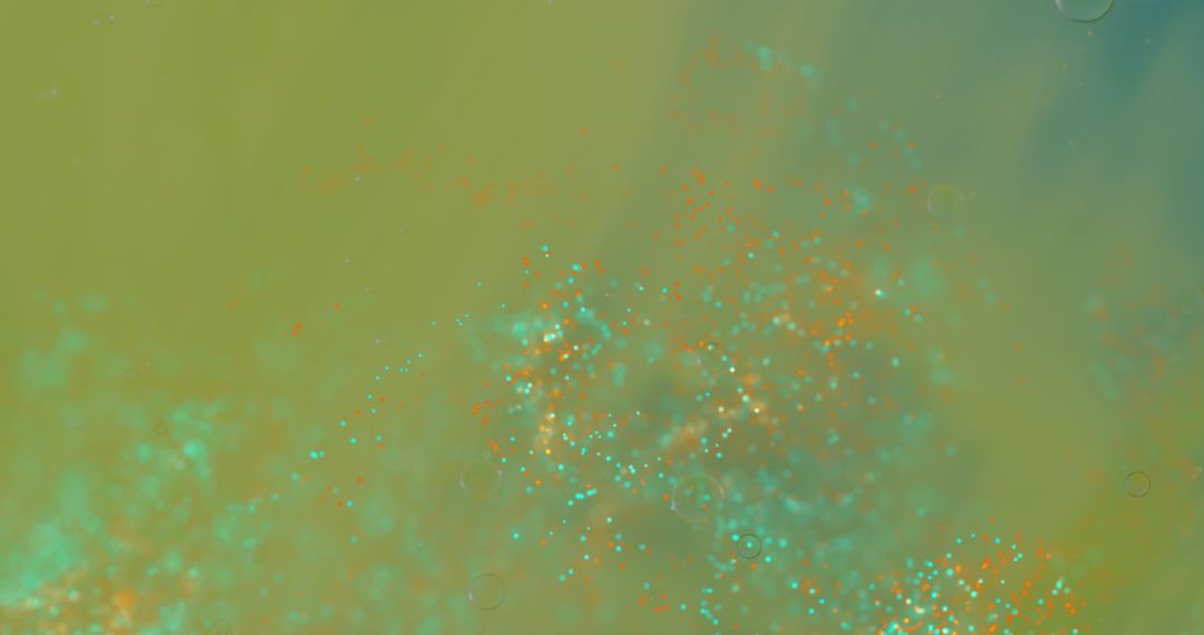 Vibrant Abstract Liquid Motion Blur in Green Tones