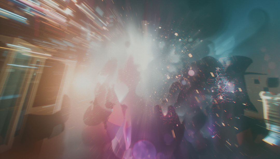 Luminous Energetic Burst in Futuristic Digital Space