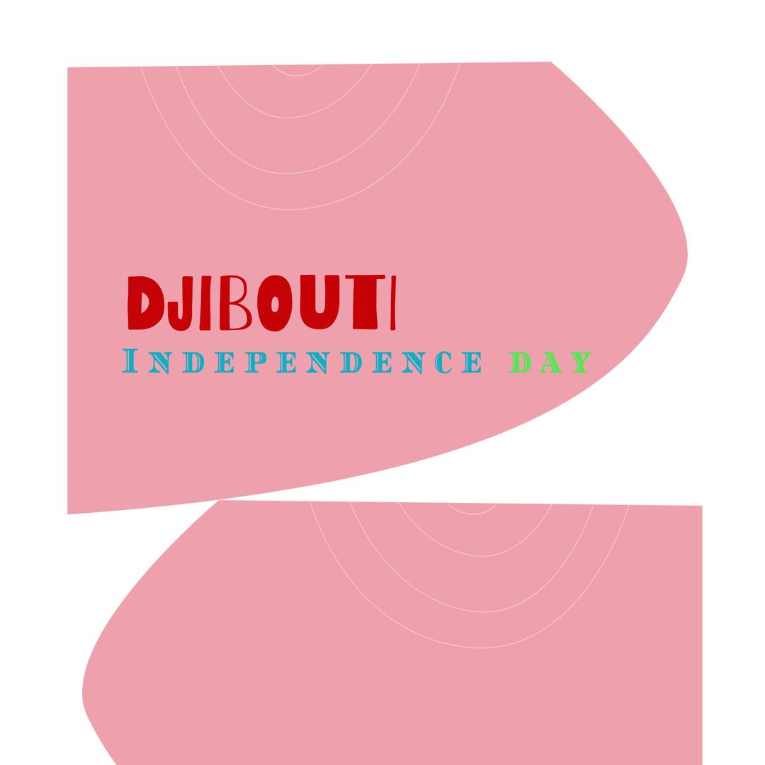 Djibouti Independence Day Celebration Graphic Design