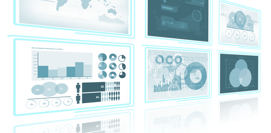 transparent screens displaying data with world map illustration - Download Free Stock Images Pikwizard.com