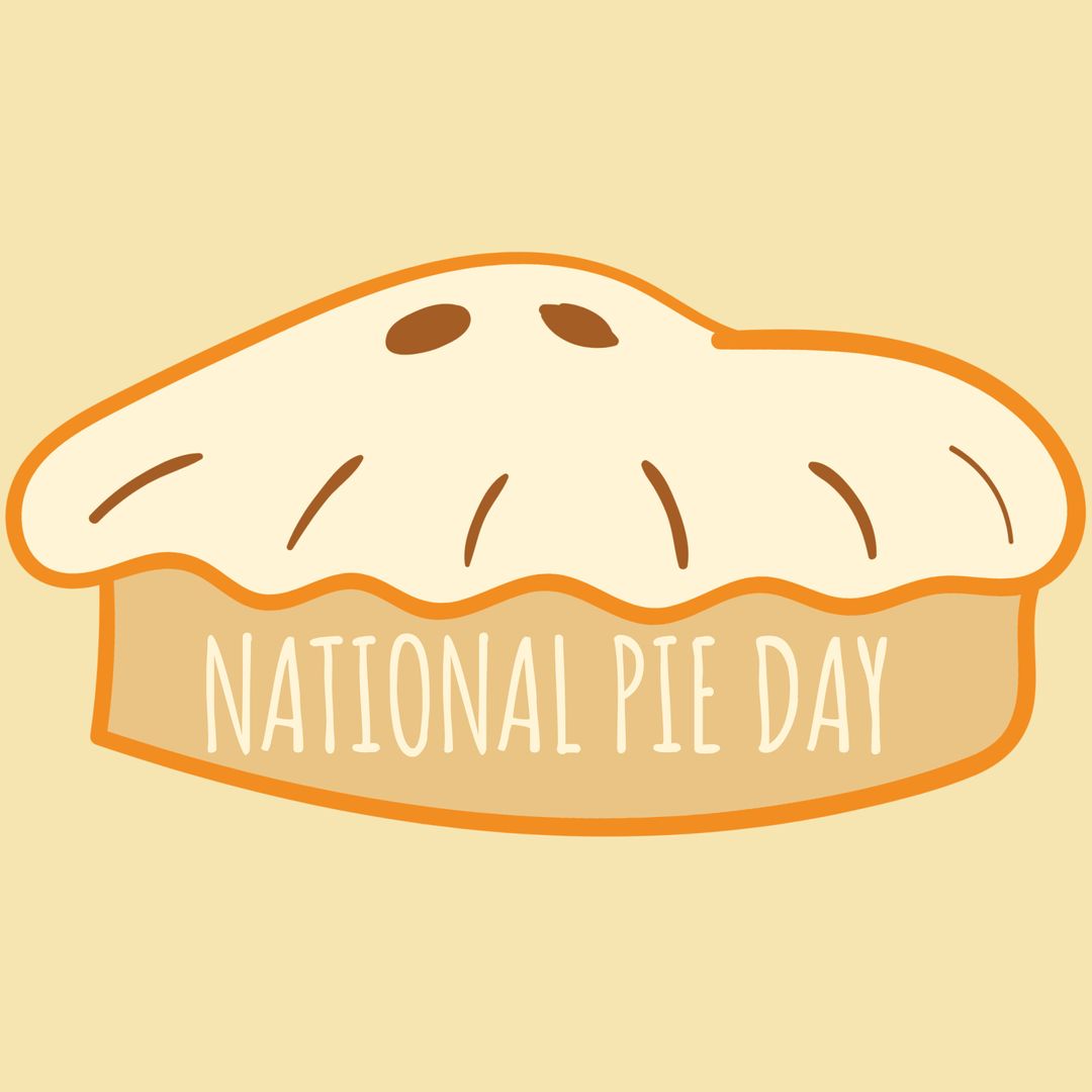 Cheerful Illustration Celebrating National Pie Day