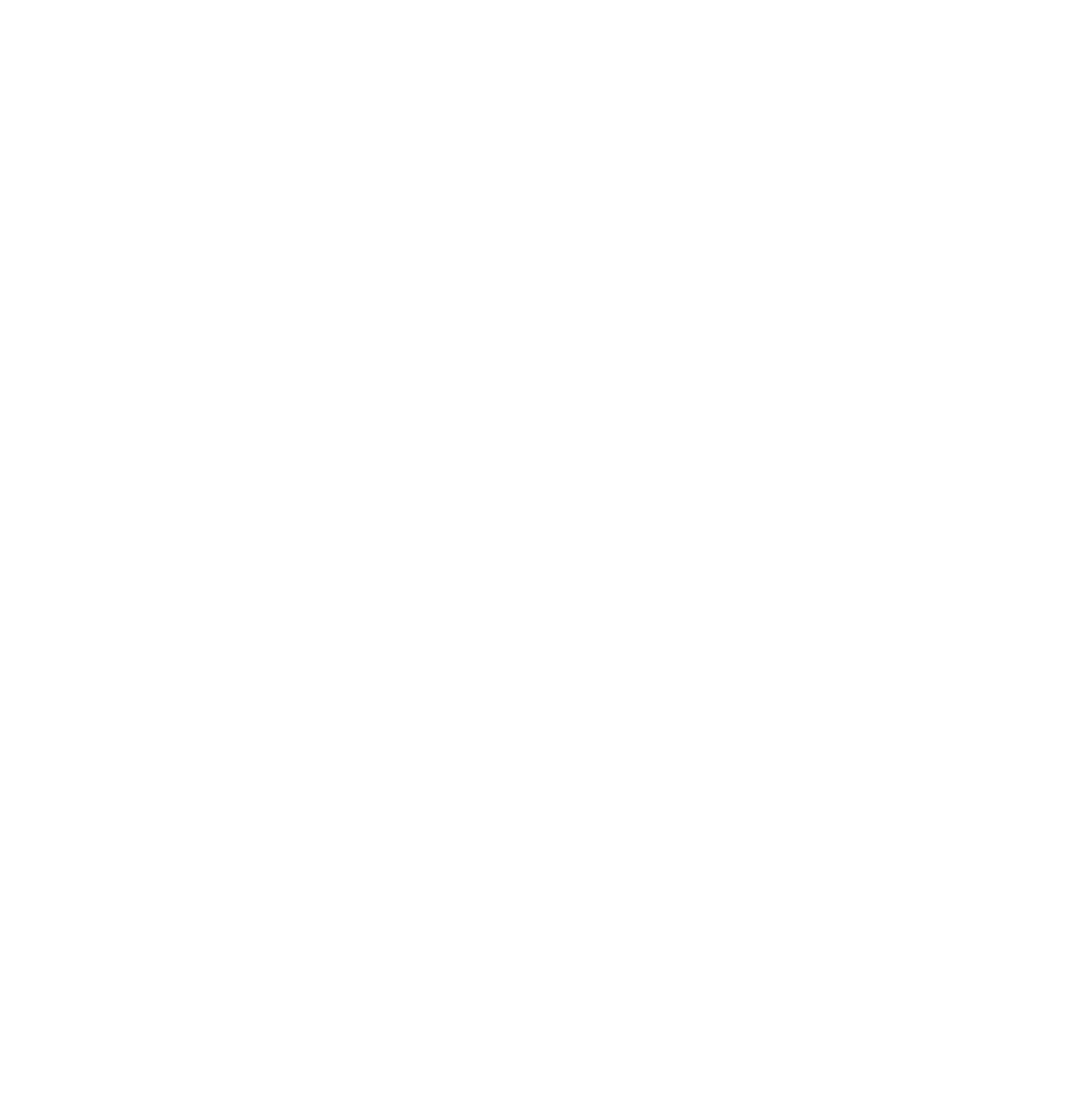 Abstract White Geometric Flower on Transparent Background