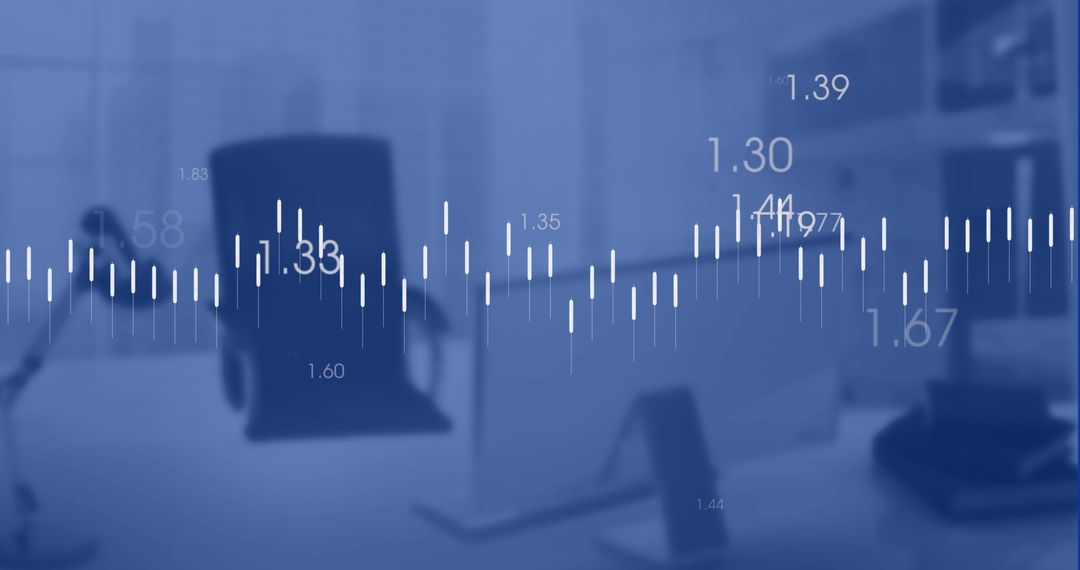 Abstract Business Data Visualization in Office