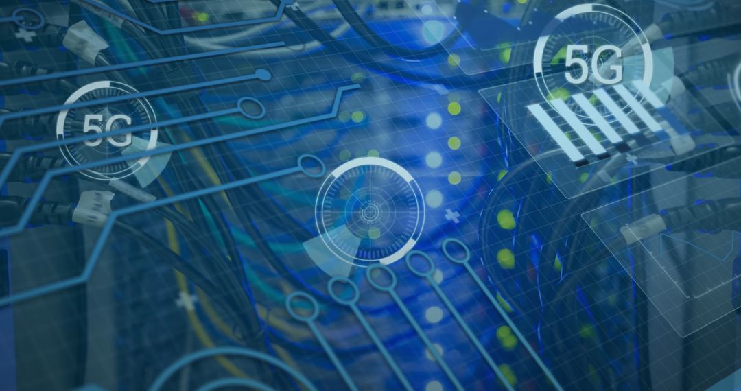 Futuristic Network 5G Technology Overlay on Data Processing