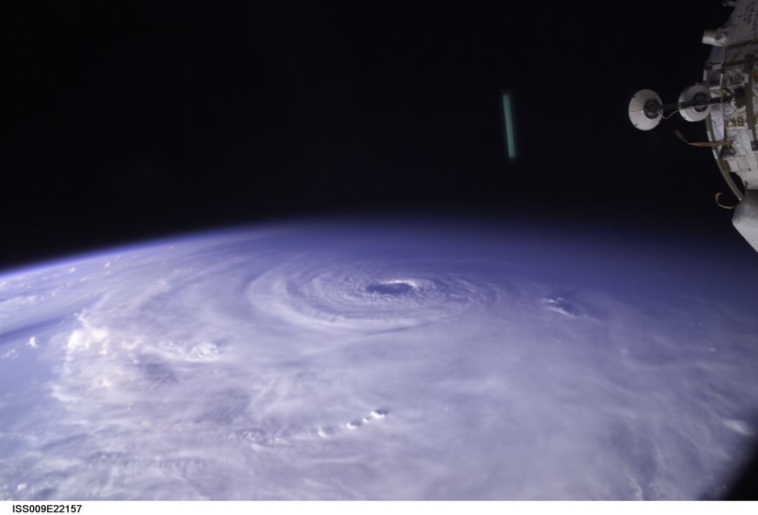 Hurricane Ivan Seen from International Space Station in 2004 - Free Images, Stock Photos and Pictures on Pikwizard.com
