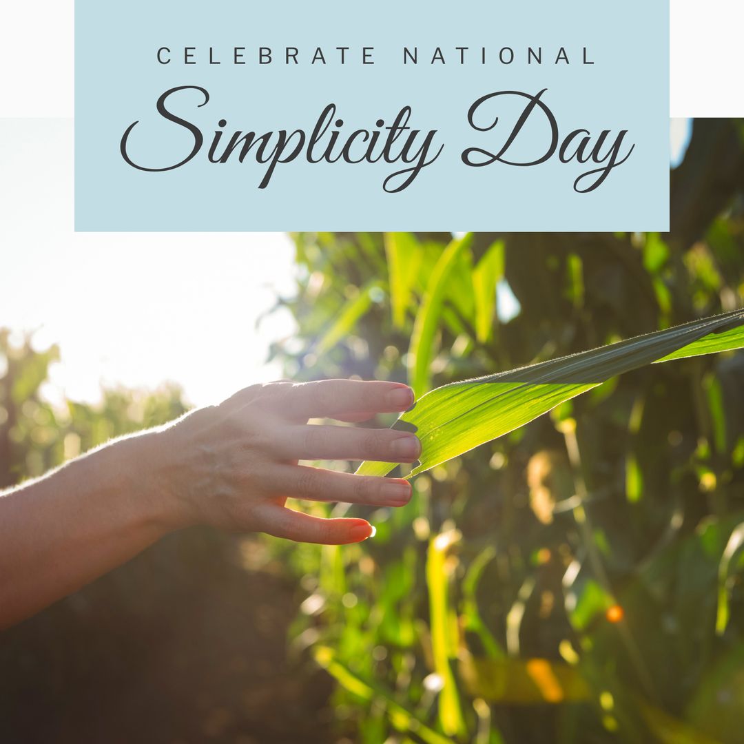 Celebrating National Simplicity Day in Serene Nature