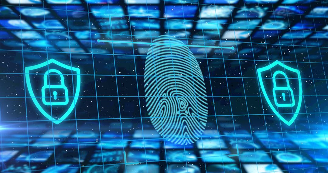 Digital Fingerprint Scan with Cyber Security Elements