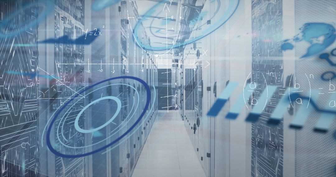 Digital Interface with Data Analysis Over Technological Server Room