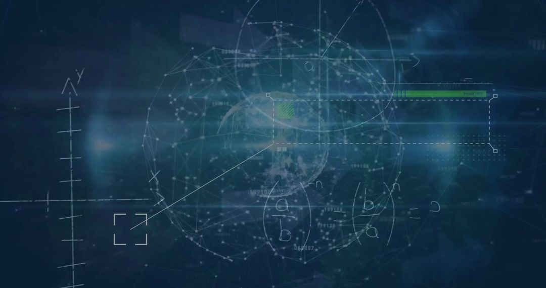 Global Connections and Data Network Conceptual Art