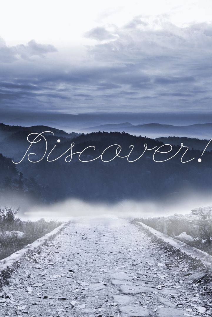 Misty Road Towards Mountain Adventure