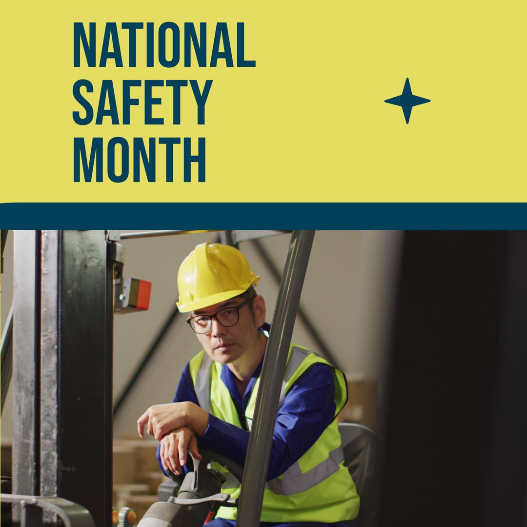 National Safety Month Highlighting Workplace Safety Compliance - Download Free Stock Templates Pikwizard.com