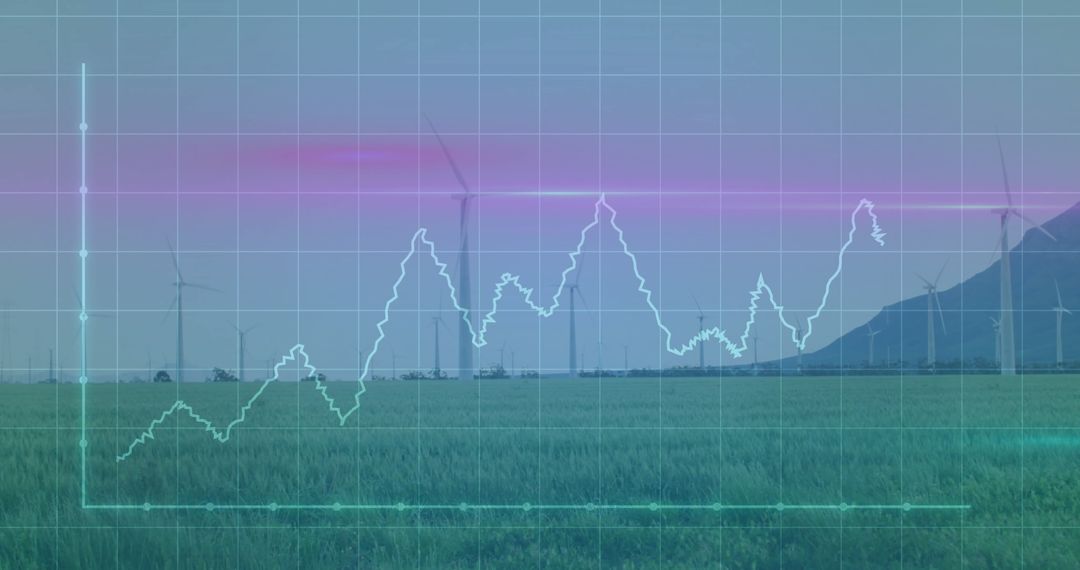 Renewable Energy Trends with Wind Turbines and Data Visualization