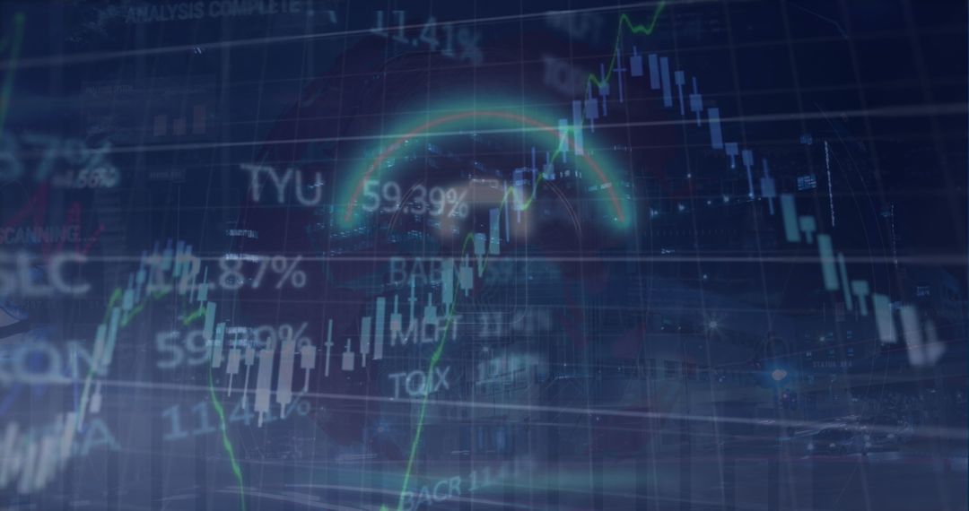 Data Analytics Overlay on Urban Skyline