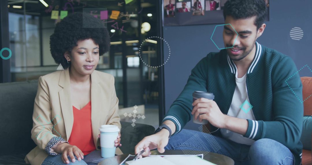 Collaborative Workplace Discussion with Diverse Colleagues