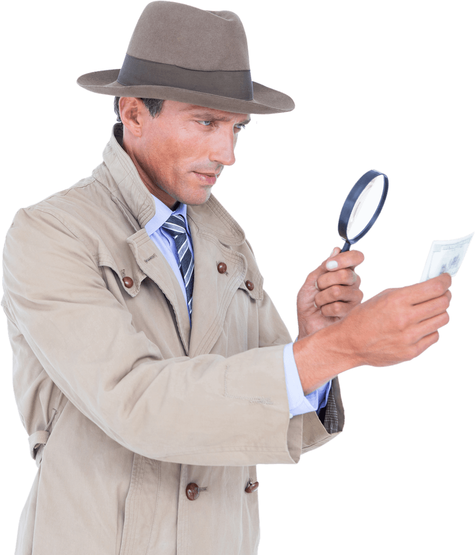 Transparent Detective Analyzing Evidence with Magnifying Glass