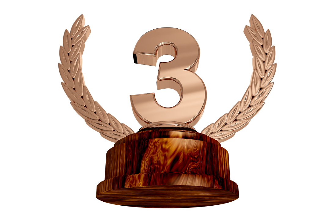 Bronze Trophy with Transparent Background Capturing Prize Achievement - Download Free Stock Images Pikwizard.com