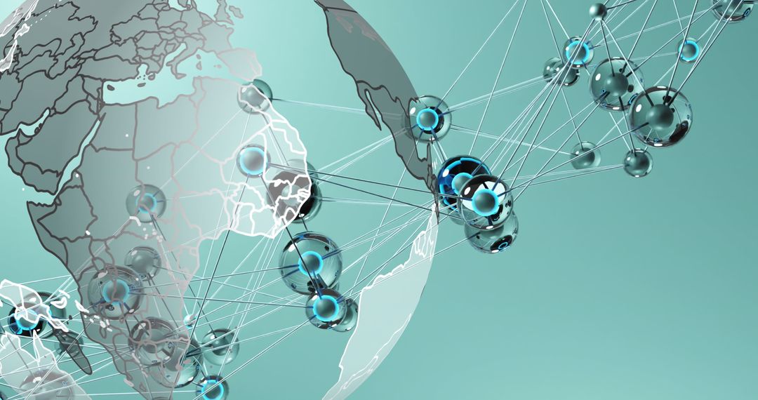 Innovative Global Networking and Technology Concept Art