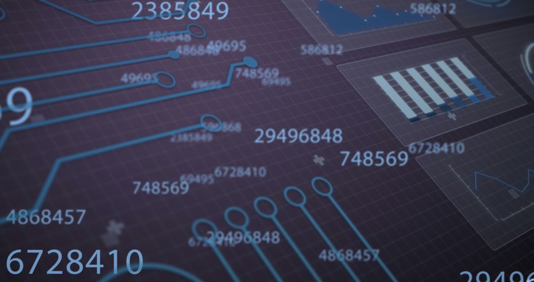 Dynamic Interface with Data Streams and Circuit Design - Free Images, Stock Photos and Pictures on Pikwizard.com