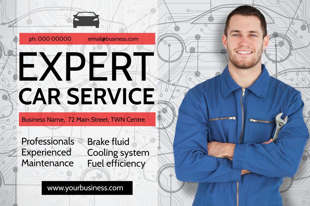 Professional Auto Services and Maintenance Concept