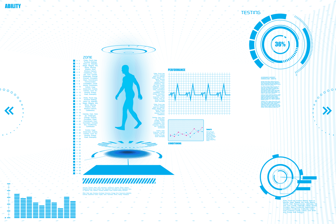 Digital Interface with Transparent Integrated Systems Illustration