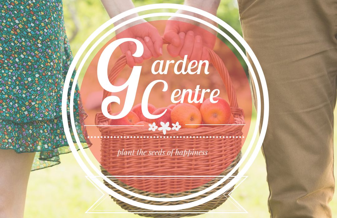 Garden Center Promotional Basket with Fresh Produce