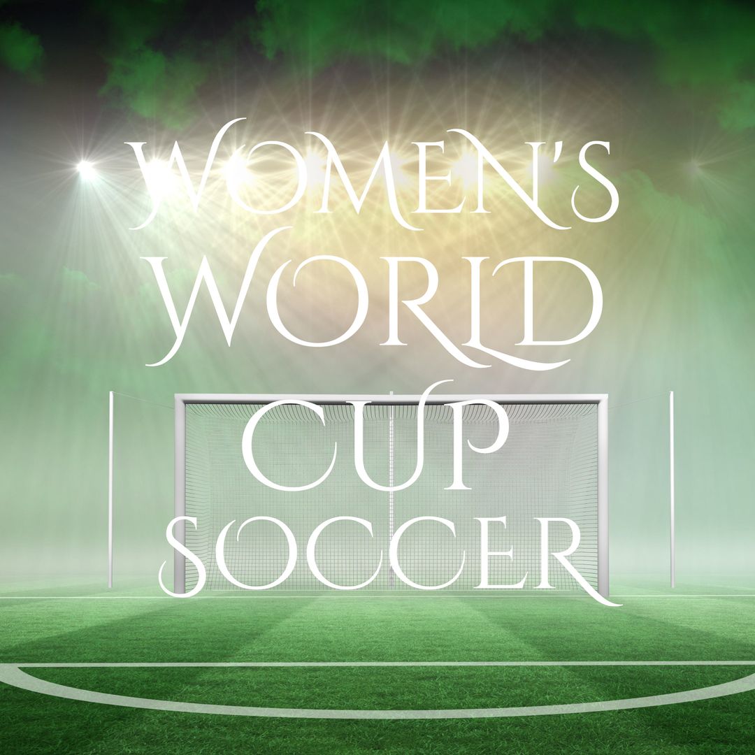 Women's World Cup Soccer Field Under Stadium Lights
