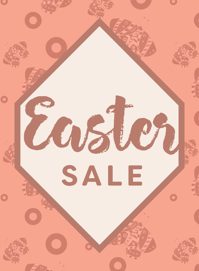Easter Sale Transparent Background Promotion Vector