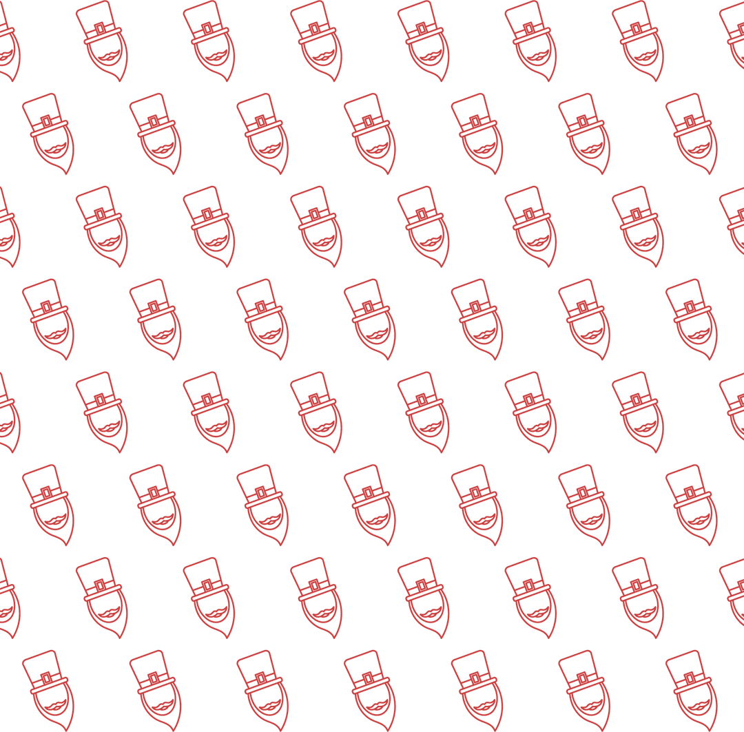 Red lock icon pattern on transparent background for security designs