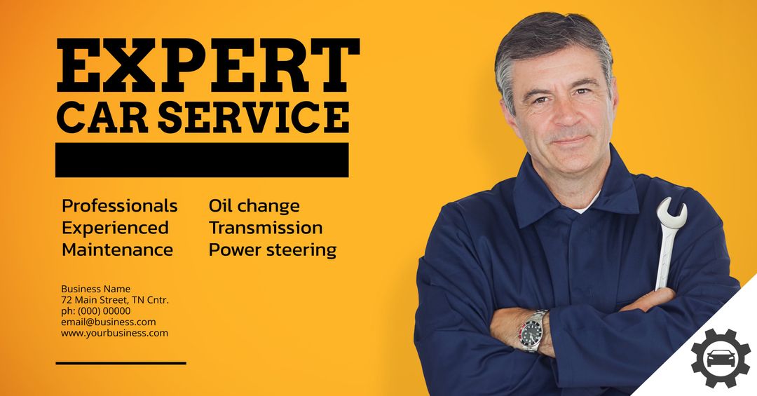 Experienced Mechanic Promoting Automotive Expertise with Key Services