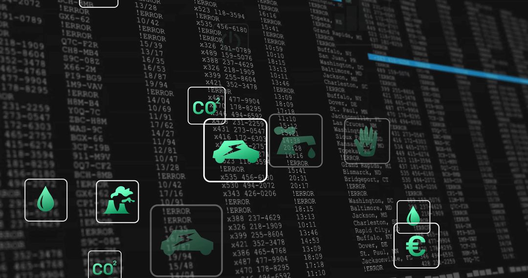 Futuristic Digital Interface for Environmental Monitoring and Analytics