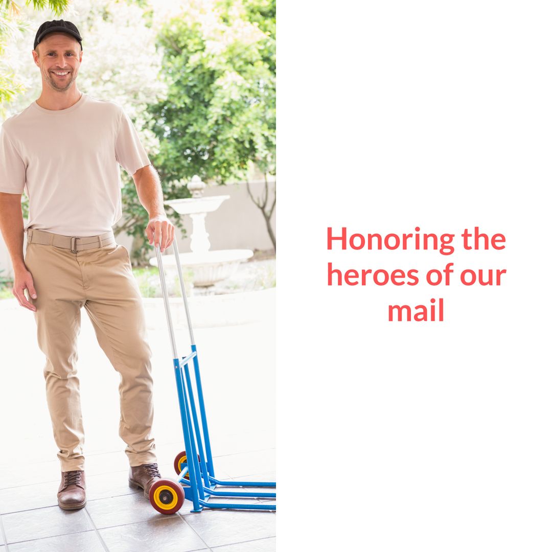 Smiling Postman Honored for Dedicated Service