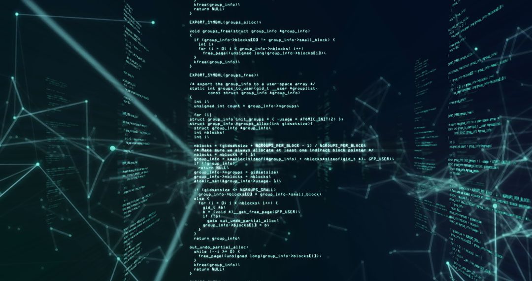 complex network visualization with data streams - Free Images, Stock Photos and Pictures on Pikwizard.com