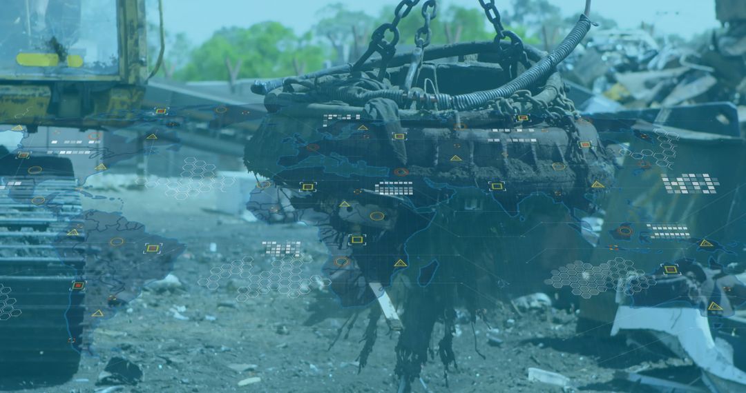 Technological Integration in Waste Management Concept