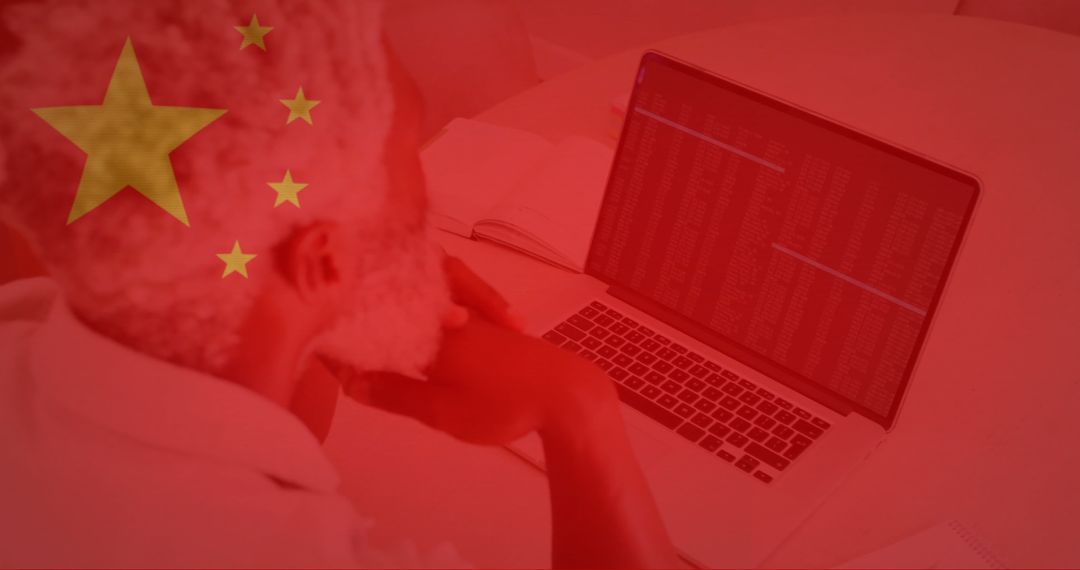 Chinese Technology Professional Analyzing Global Data Trends