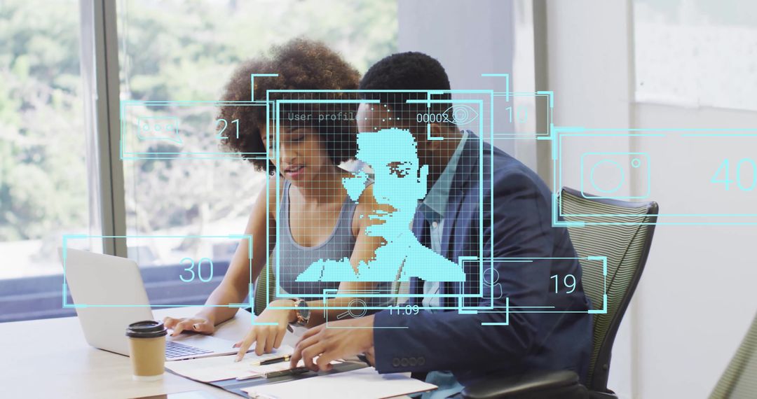 Colleagues Analyzing Documents with Technological Interfaces