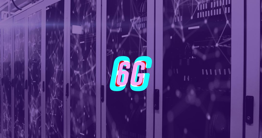 6G Network Technology and Digital Connectivity in Server Room