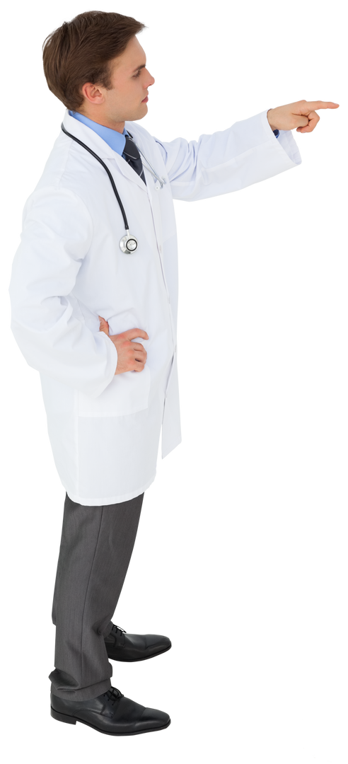 Transparent Doctor Pointing Finger for Medical Concepts - Download Free Stock Images Pikwizard.com