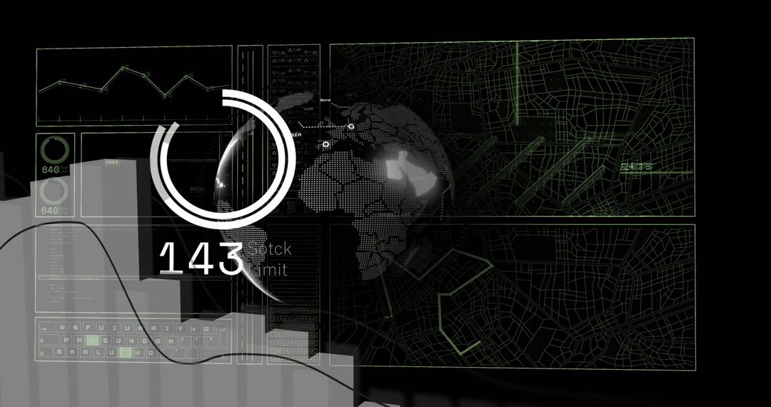 Digital Analytics Dashboard with World Map and Data Visualizations - Free Images, Stock Photos and Pictures on Pikwizard.com