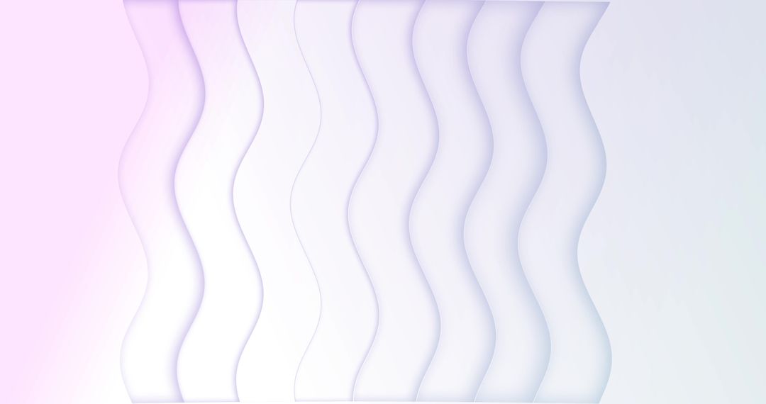 Abstract Gradient Wave Patterns in Soft Pastel Tones