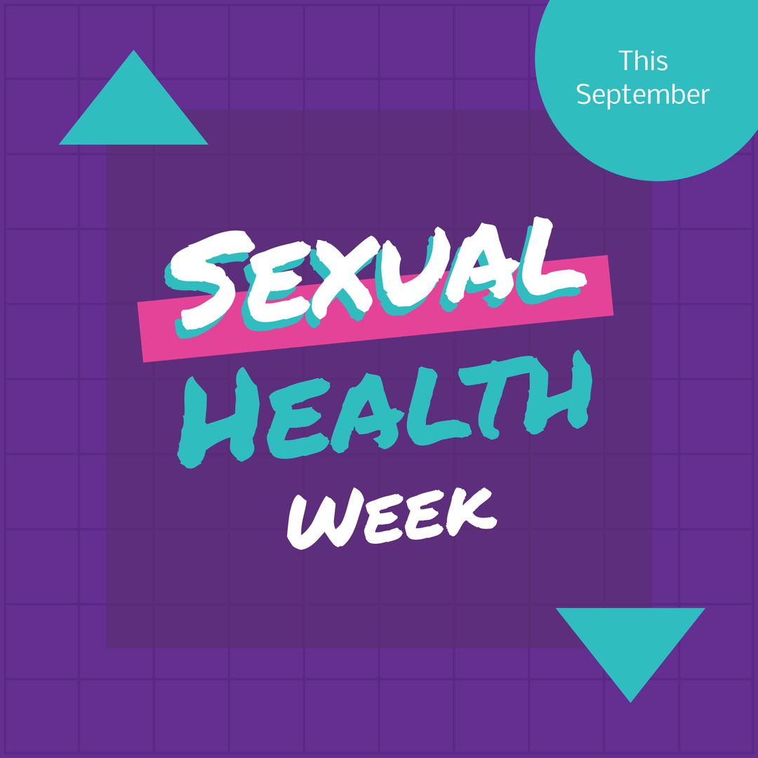 Promotional Design for Sexual Health Week with Graphic Details - Download Free Stock Templates Pikwizard.com